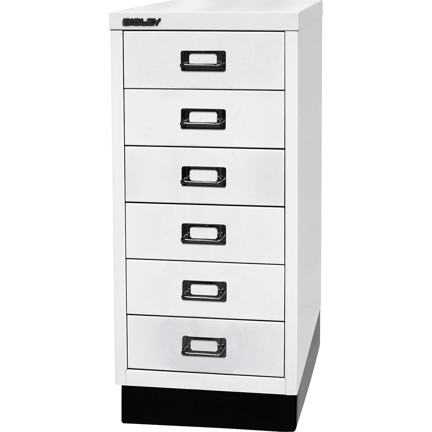 MultiDrawer™ 29 series, with plinth, A4, 6 drawers, traffic white.