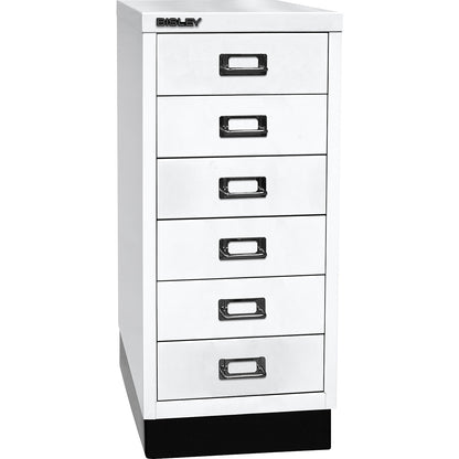 MultiDrawer™ 29 series, with plinth, A4, 6 drawers, traffic white.