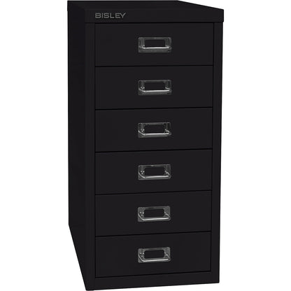 MultiDrawer™ 29 series, A4, 6 drawers, black.