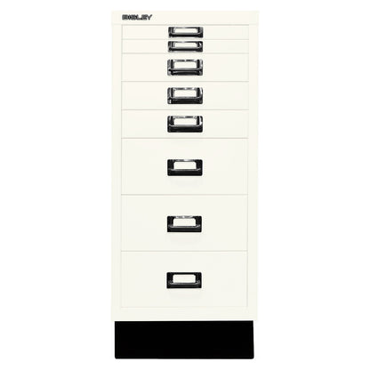 MultiDrawer™ 29 series, with plinth, A4, 8 drawers, traffic white.