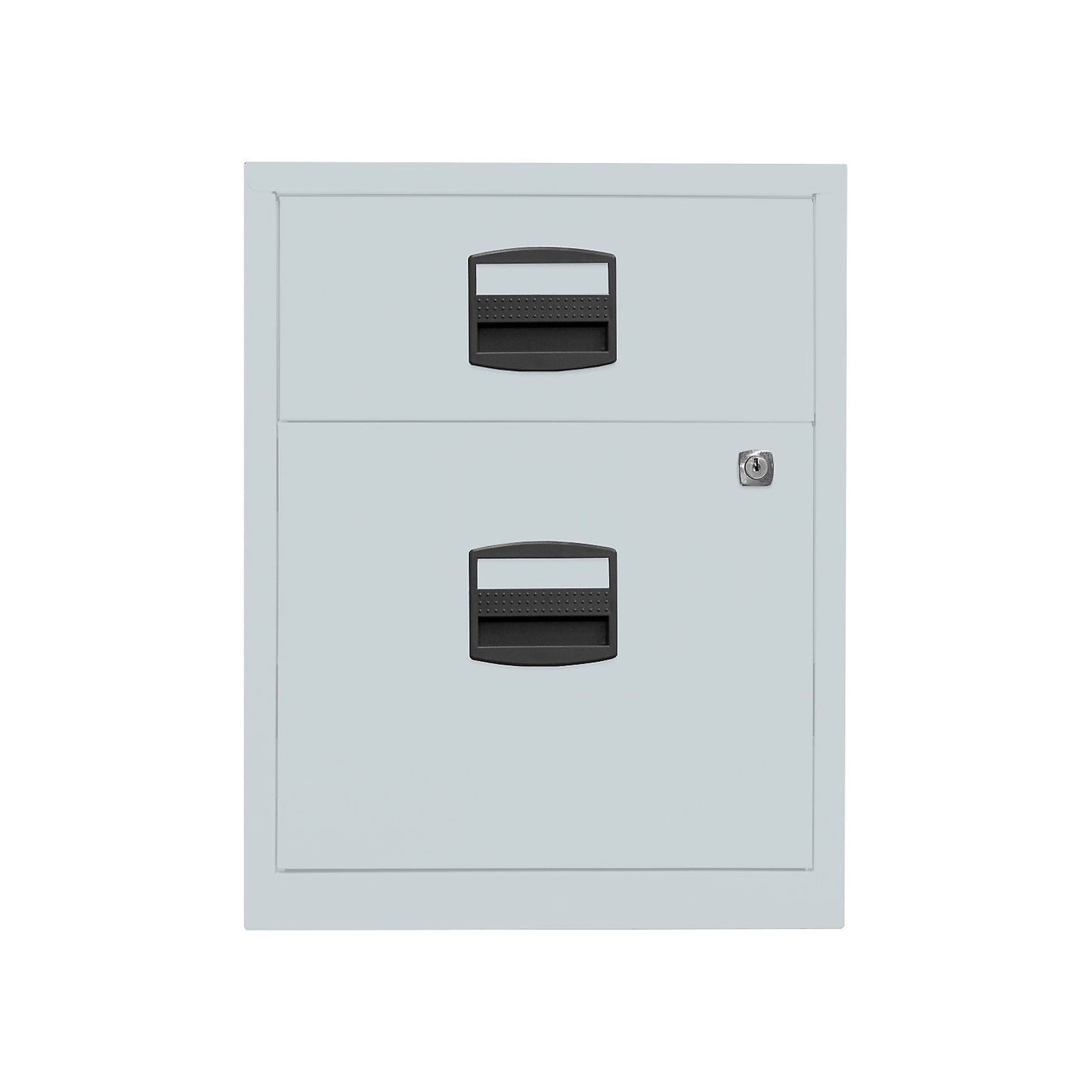 PFA mobile pedestal, 1 drawer, 1 suspension file drawer, light grey.