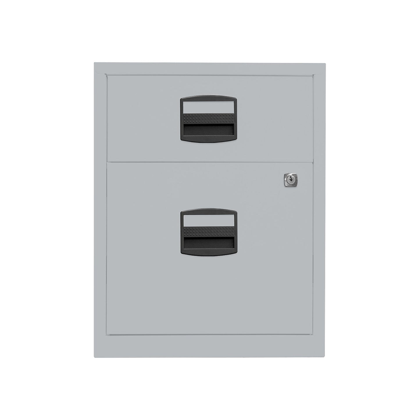PFA mobile pedestal, 1 drawer, 1 suspension file drawer, silver.