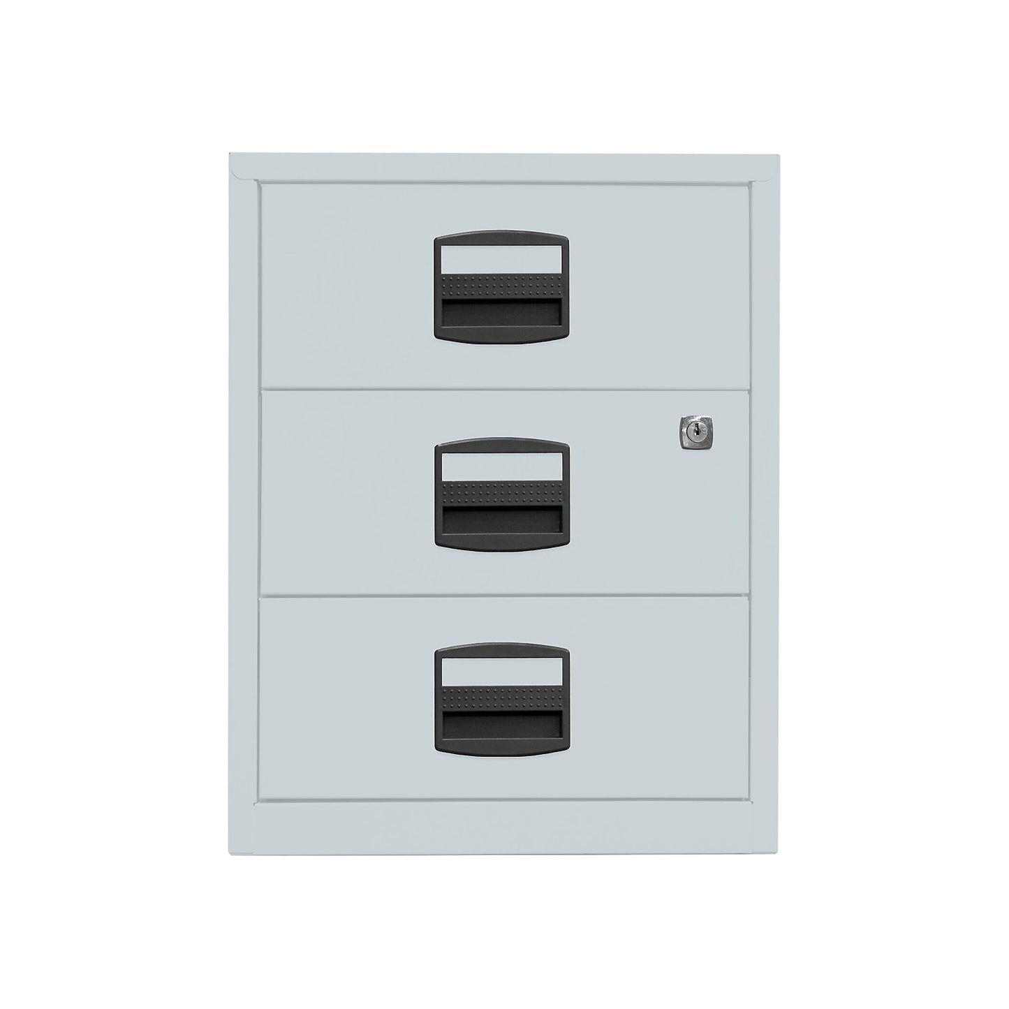 PFA mobile pedestal, 3 universal drawers, light grey.