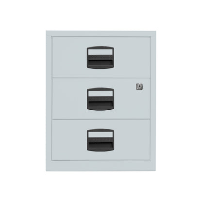 PFA mobile pedestal, 3 universal drawers, light grey.