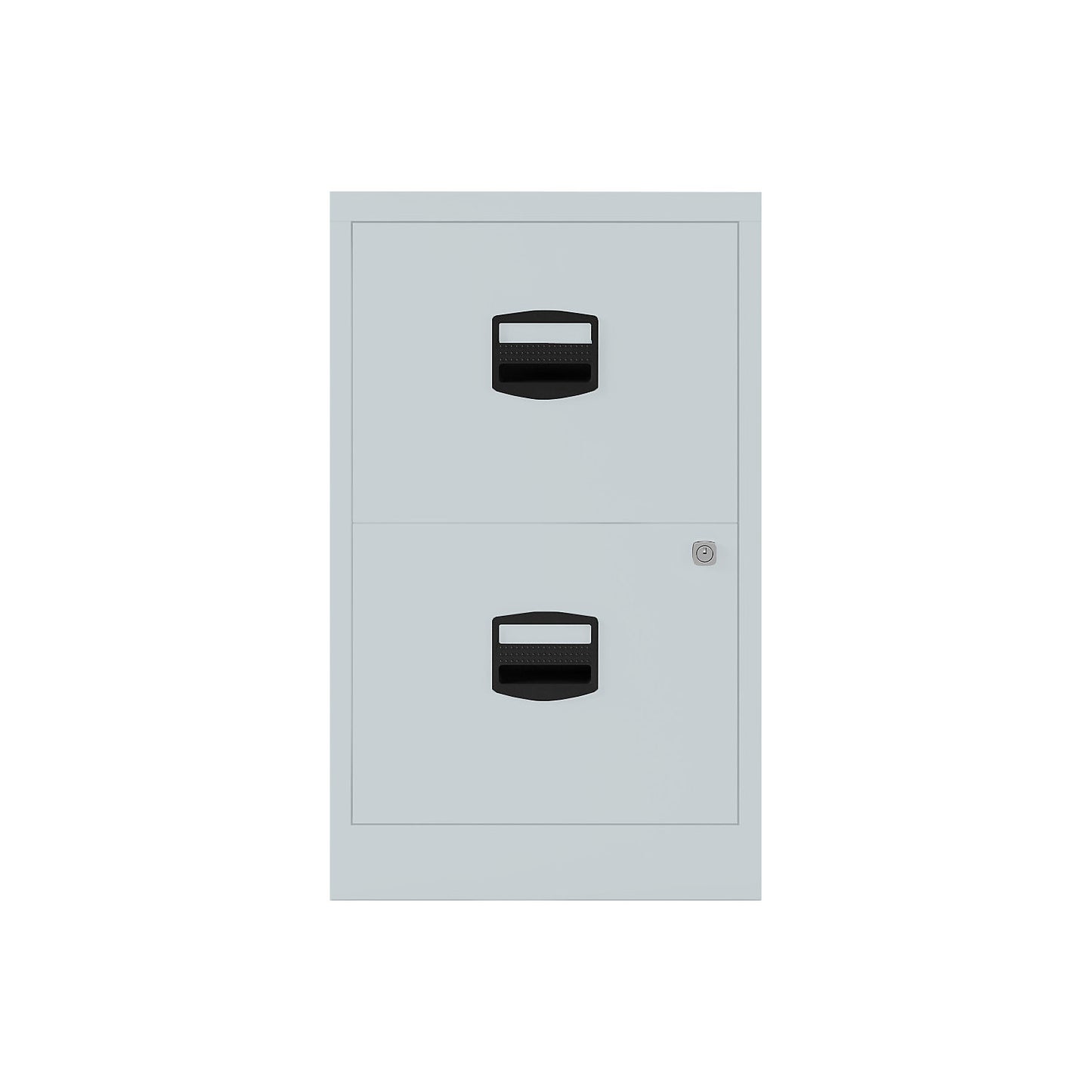 PFA suspension file cabinet, 2 drawers, light grey.