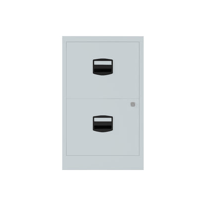 PFA suspension file cabinet, 2 drawers, light grey.