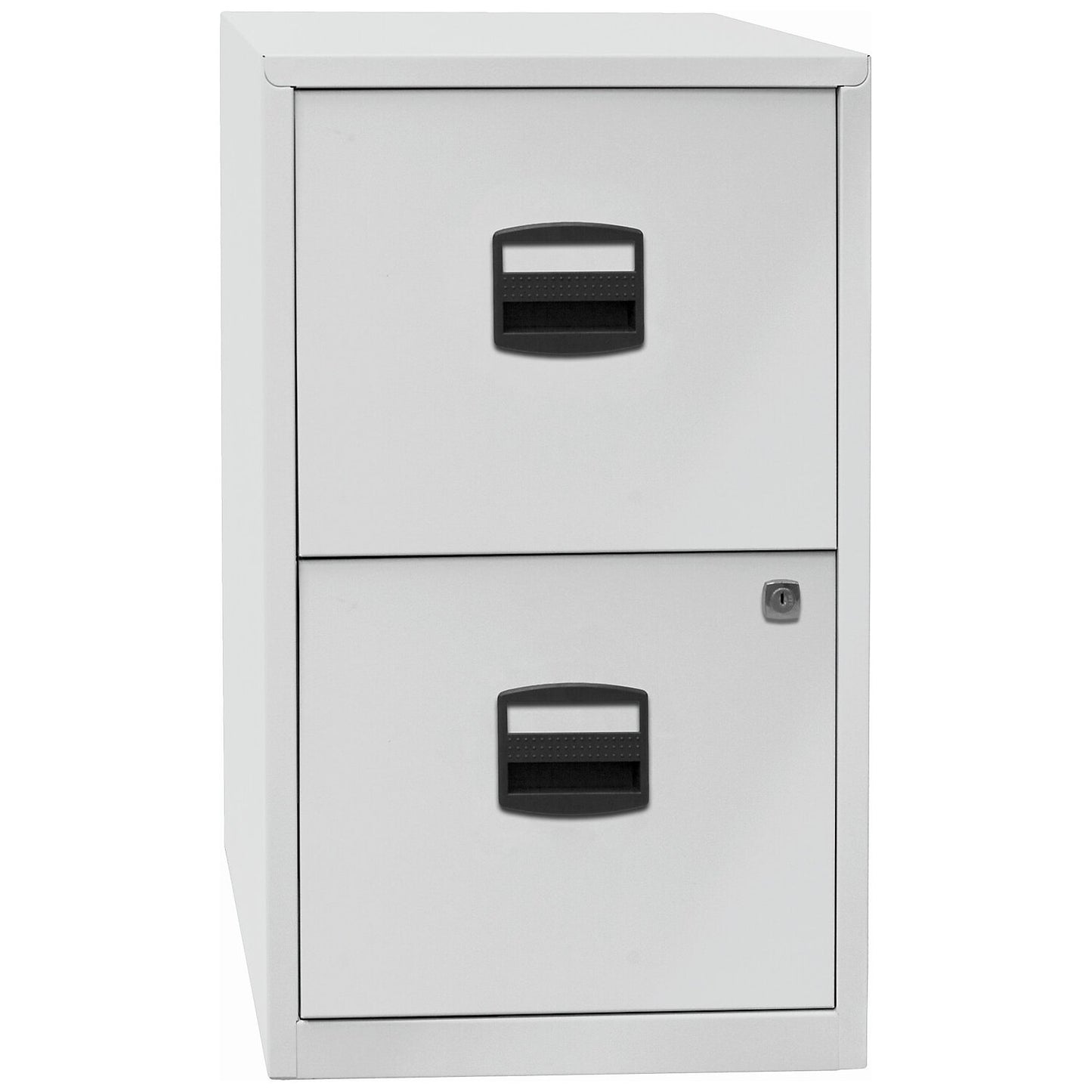PFA suspension file cabinet, 2 drawers, light grey.