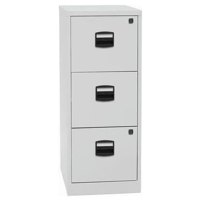 PFA suspension file cabinet, 3 drawers, light grey.