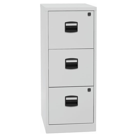 PFA suspension file cabinet, 3 drawers, light grey.