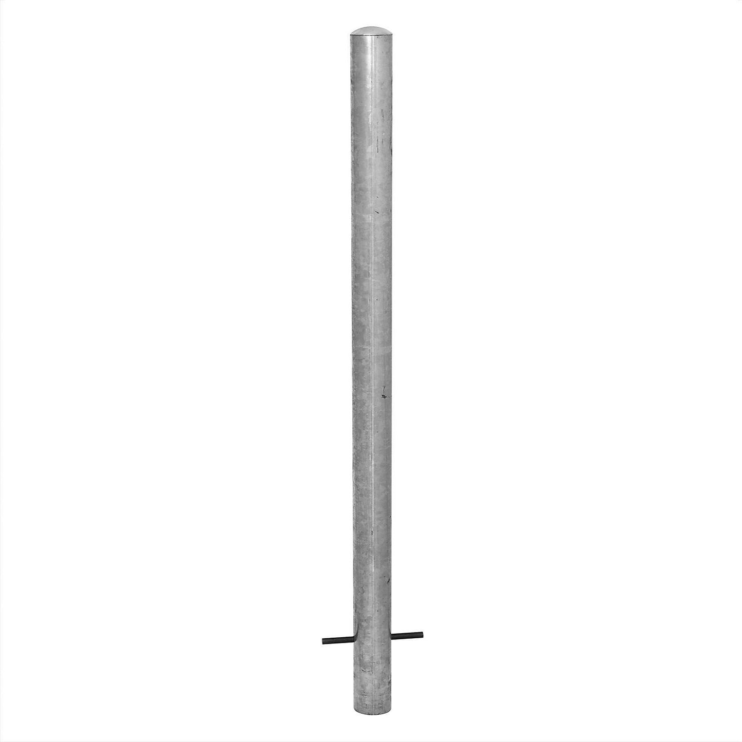 Bollard Morion, for setting in concrete, Ø 76 mm, hot dip galvanised.