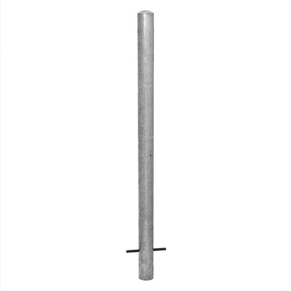Bollard Morion, for setting in concrete, Ø 76 mm, hot dip galvanised.