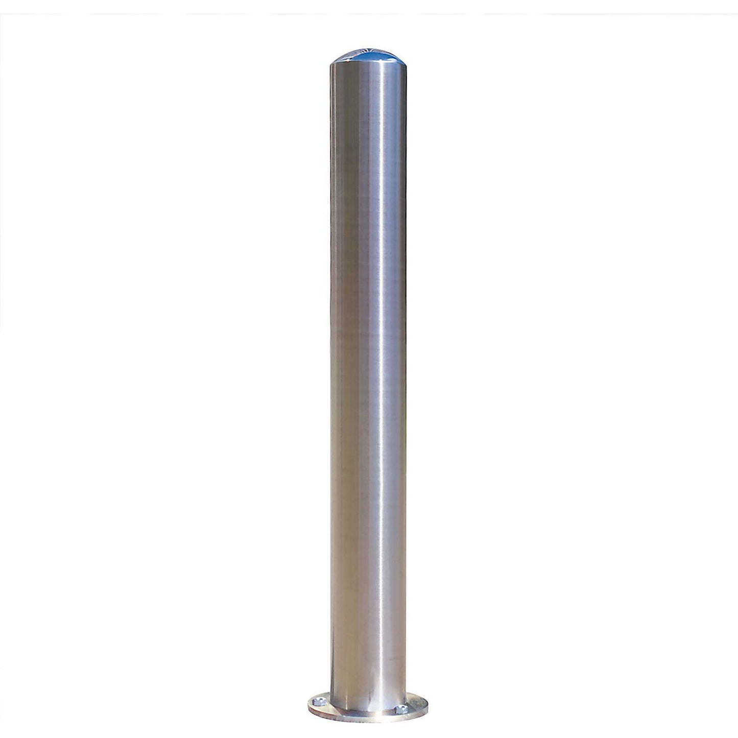Stainless steel bollard, for bolting in place, Ø 108 mm.
