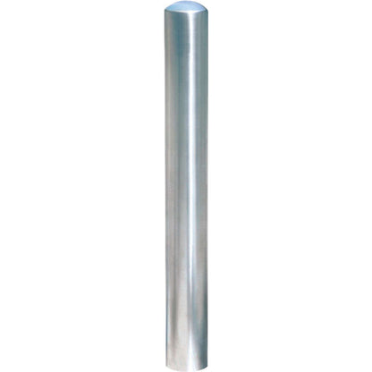 Stainless steel bollard, for concreting in, Ø 108 mm.