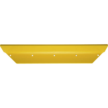 Impact protection guide kerb, yellow, length 800 mm, wall thickness 6 mm.