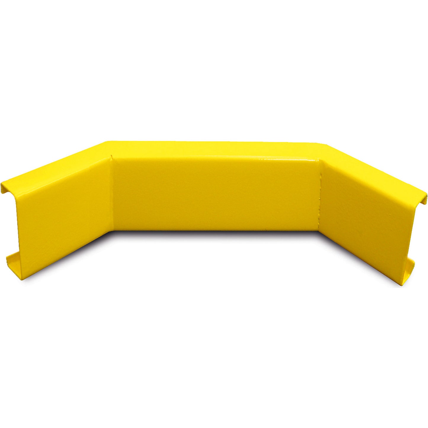 Crash protection plank, corner rail, inside corner, plastic coated.