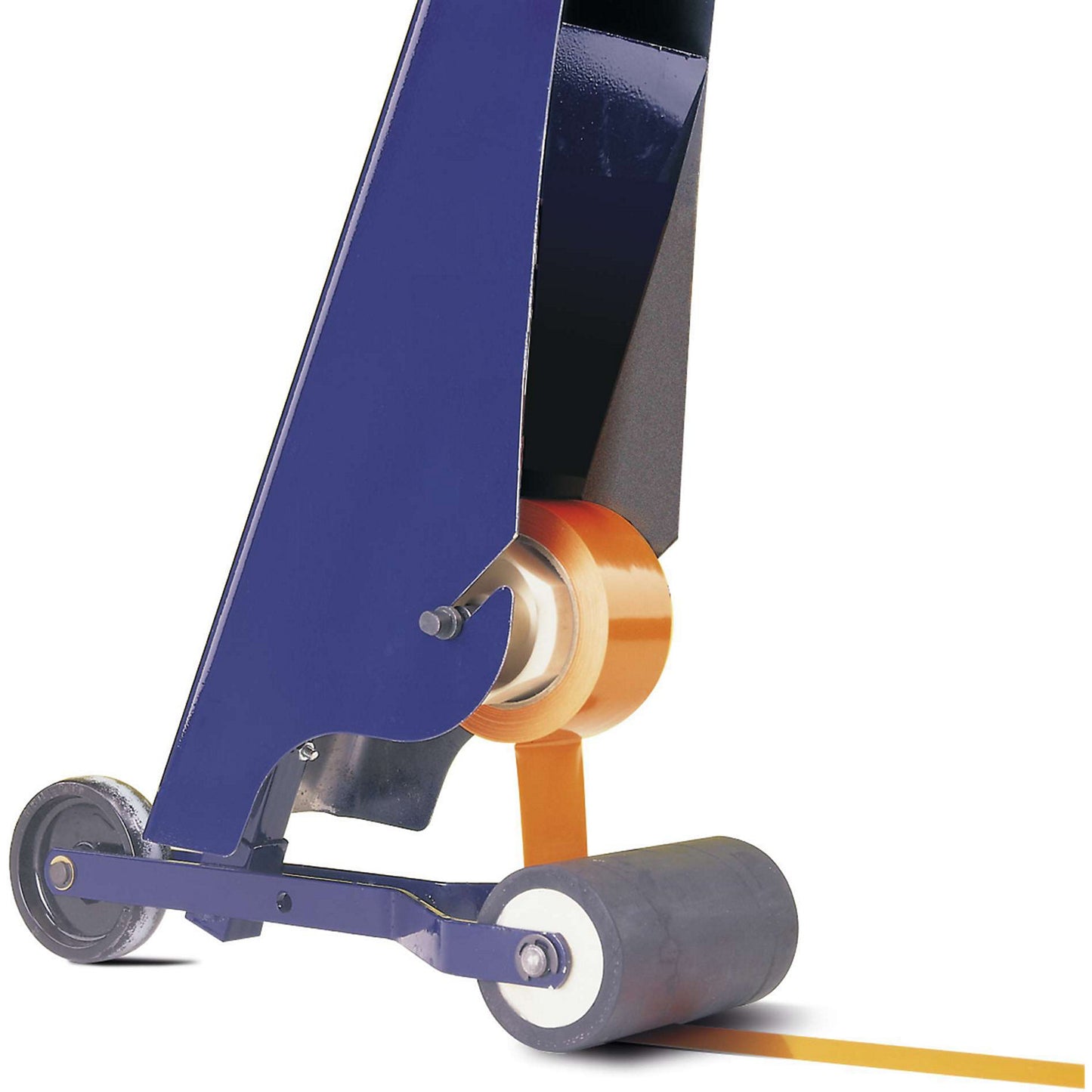 Marking set, floor marking device and tape, tape colour orange.