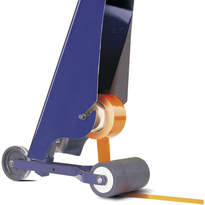 Marking set, floor marking device and tape, tape colour orange.