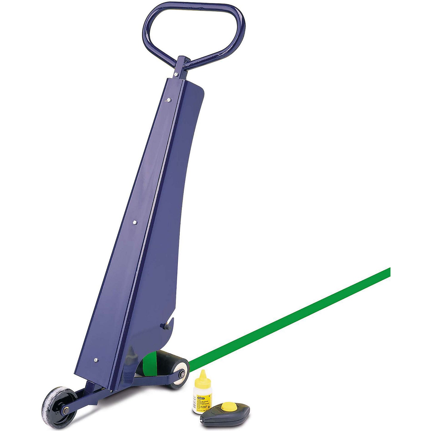 Marking set, floor marking device and tape, tape colour green.