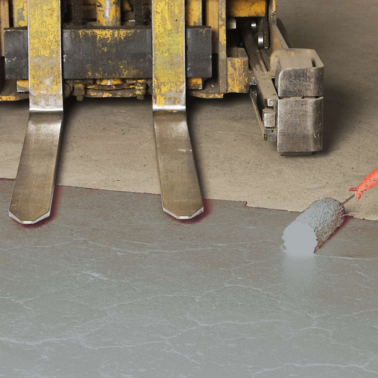 Anti slip hall marking paint, 5 litre bucket, stone grey.