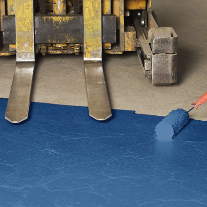 Anti slip hall marking paint, 5 litre bucket, blue.