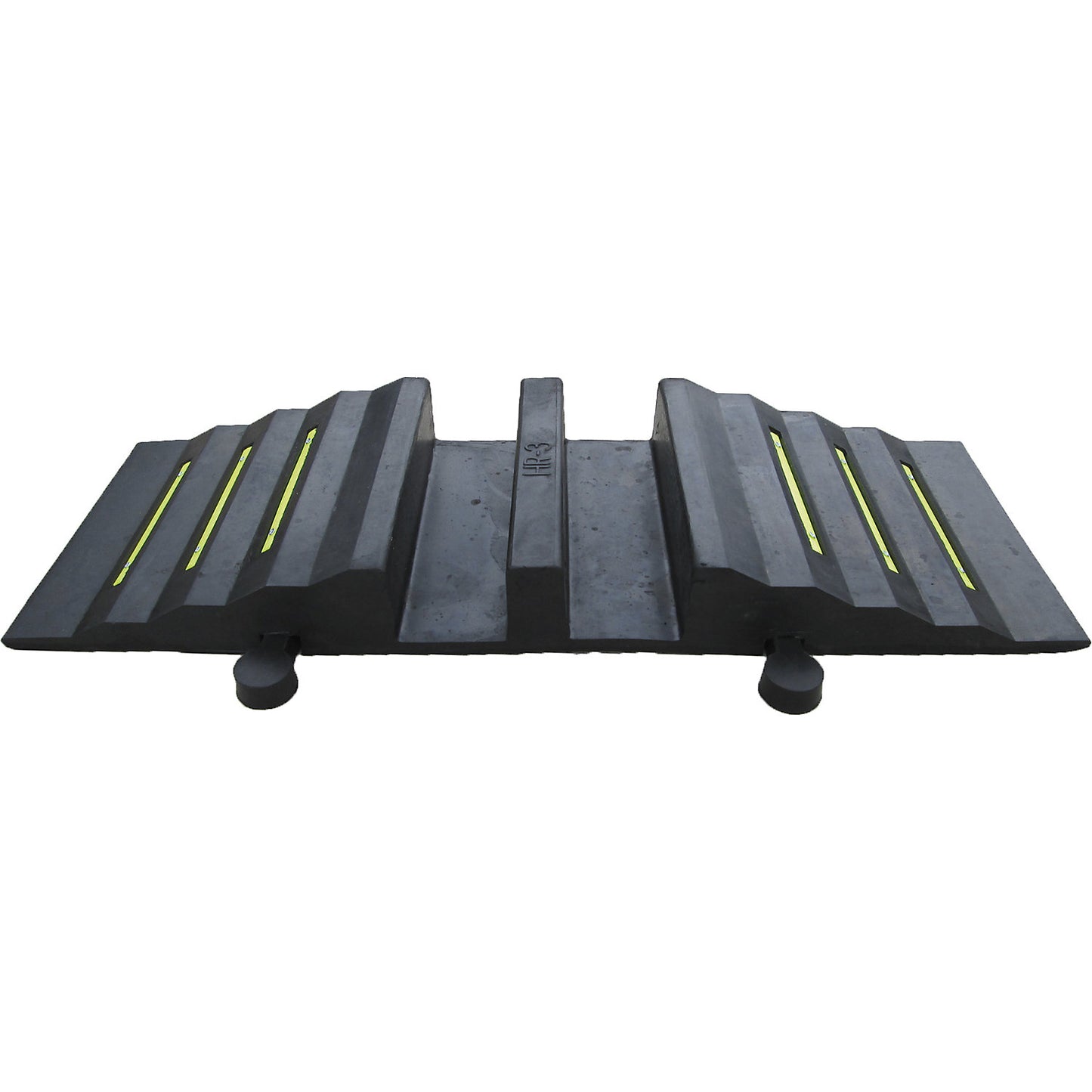 Hose and cable bridge, height 85 mm, cables up to 75 mm Ø, black, LxW 855 x 300 mm.