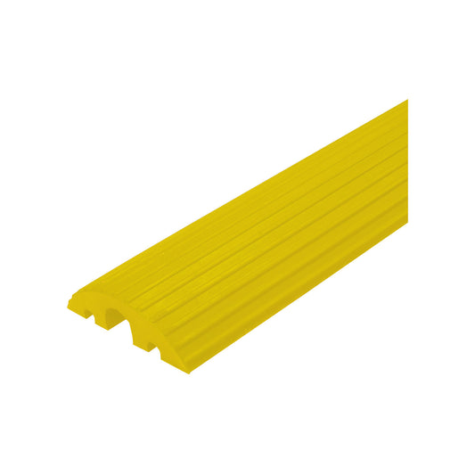 Cable bridge, height 65 mm, cables up to Ø 45 mm, yellow.