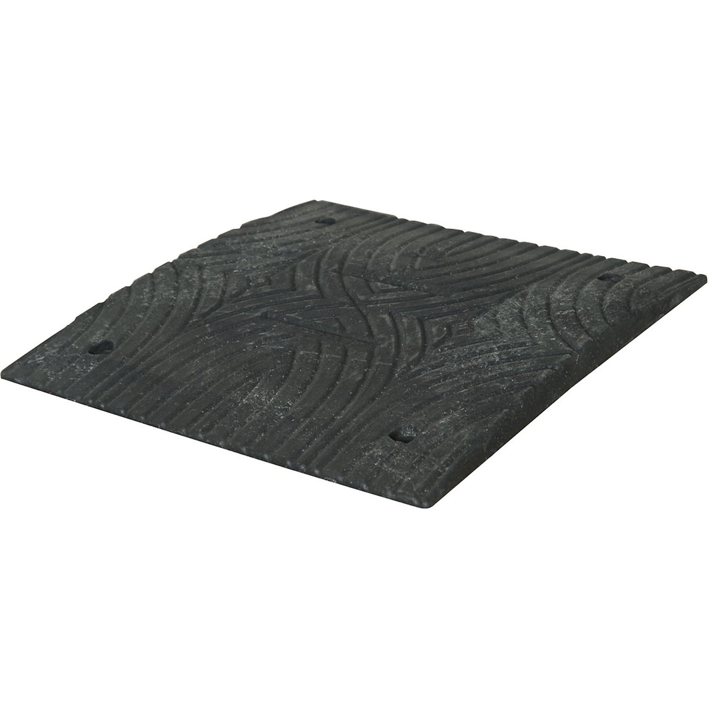 Speed ramp, recycled plastic, height 30 mm, max. 30 km/h, standard element, black.