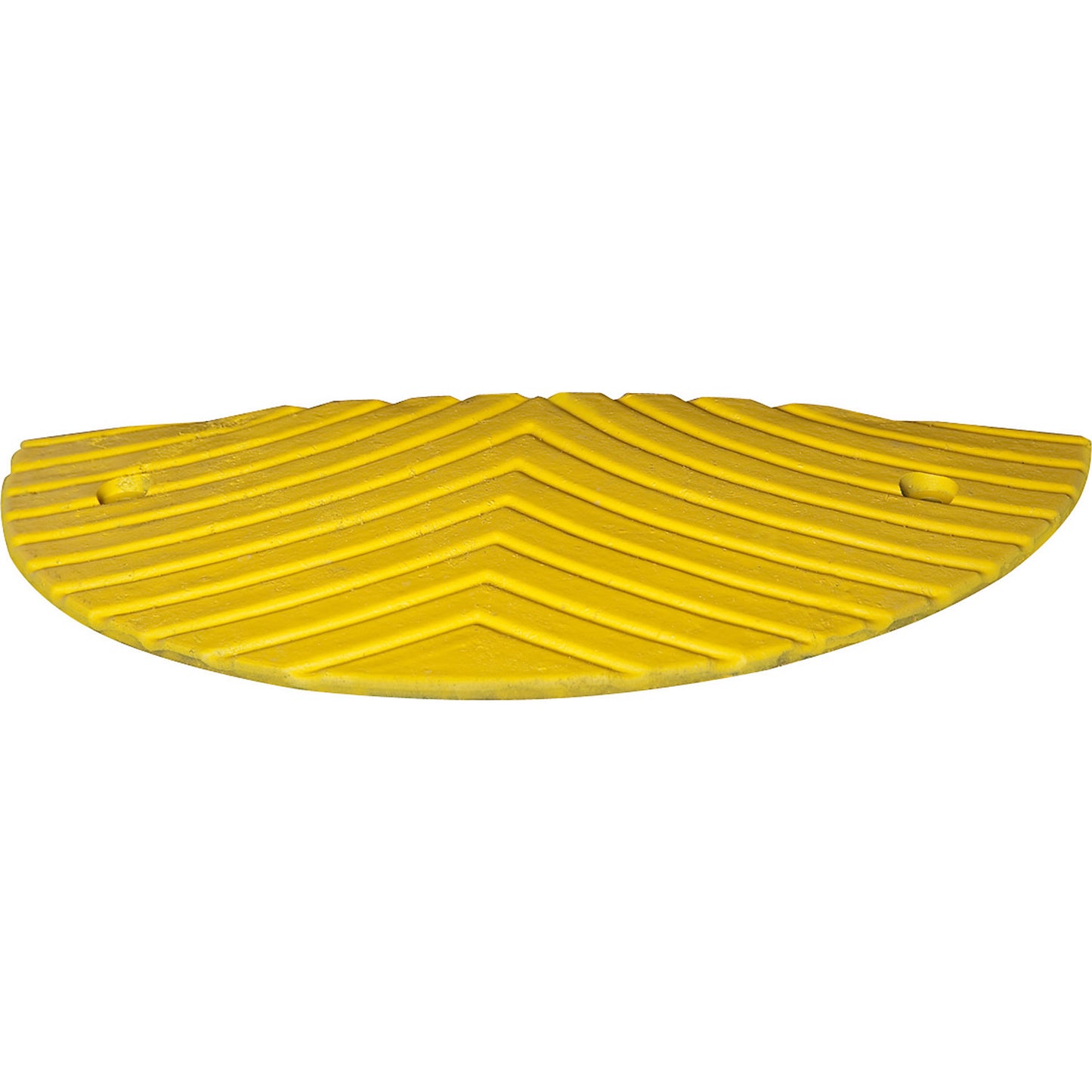 Speed ramp, recycled plastic, height 30 mm, max. 30 km/h, end element.