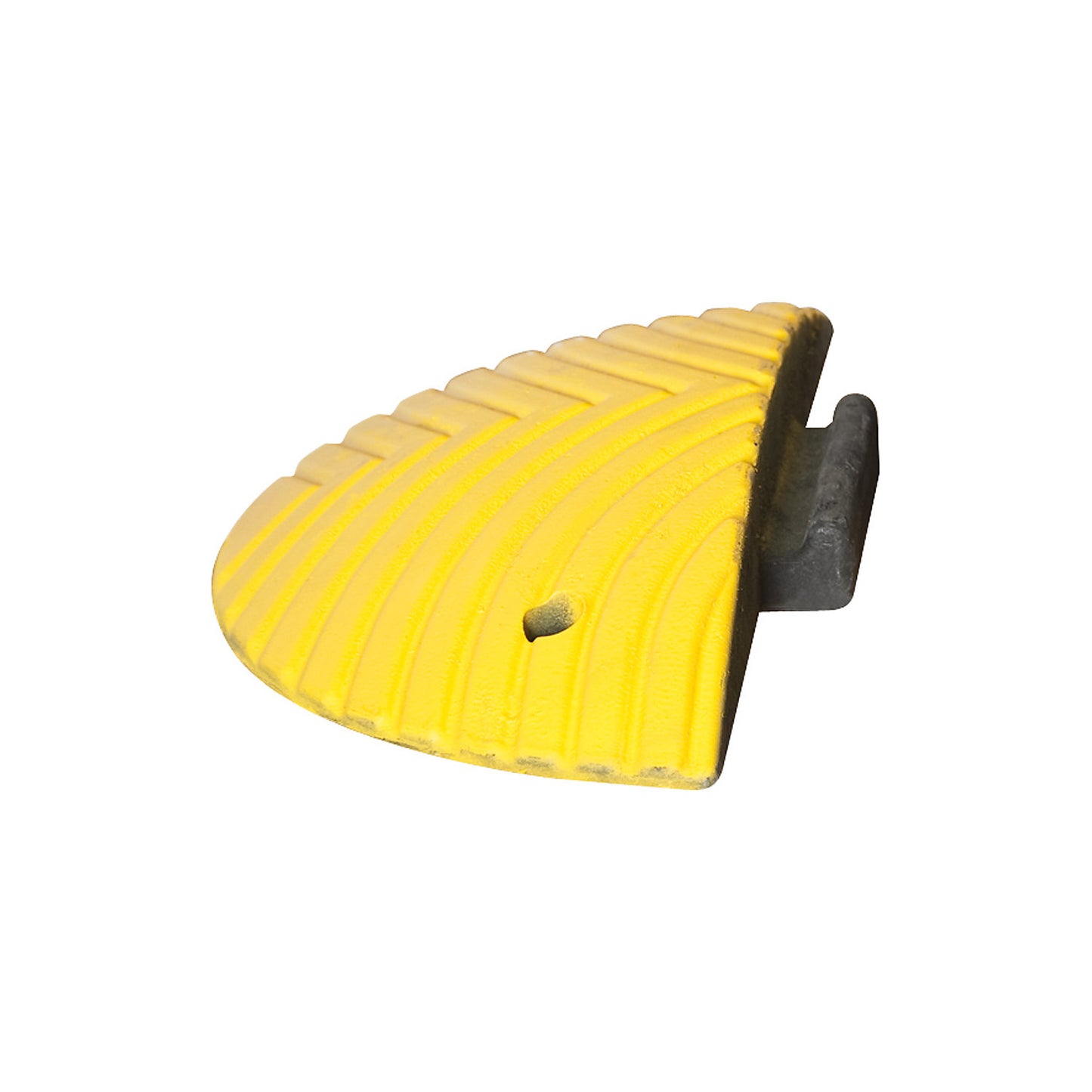 Speed ramp, recycled plastic, height 70 mm, max. 10 km/h, end element with tongue.