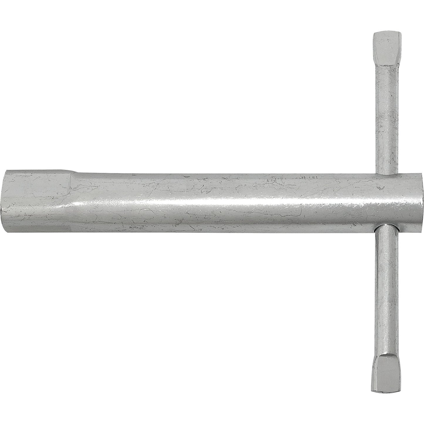 Key for triangle lock, model M10 in accordance with DIN 3223, made of steel.
