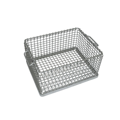 Stacking basket for heavy items, narrow mesh size, external dims. LxWxH 465 x 365 x 240 mm.