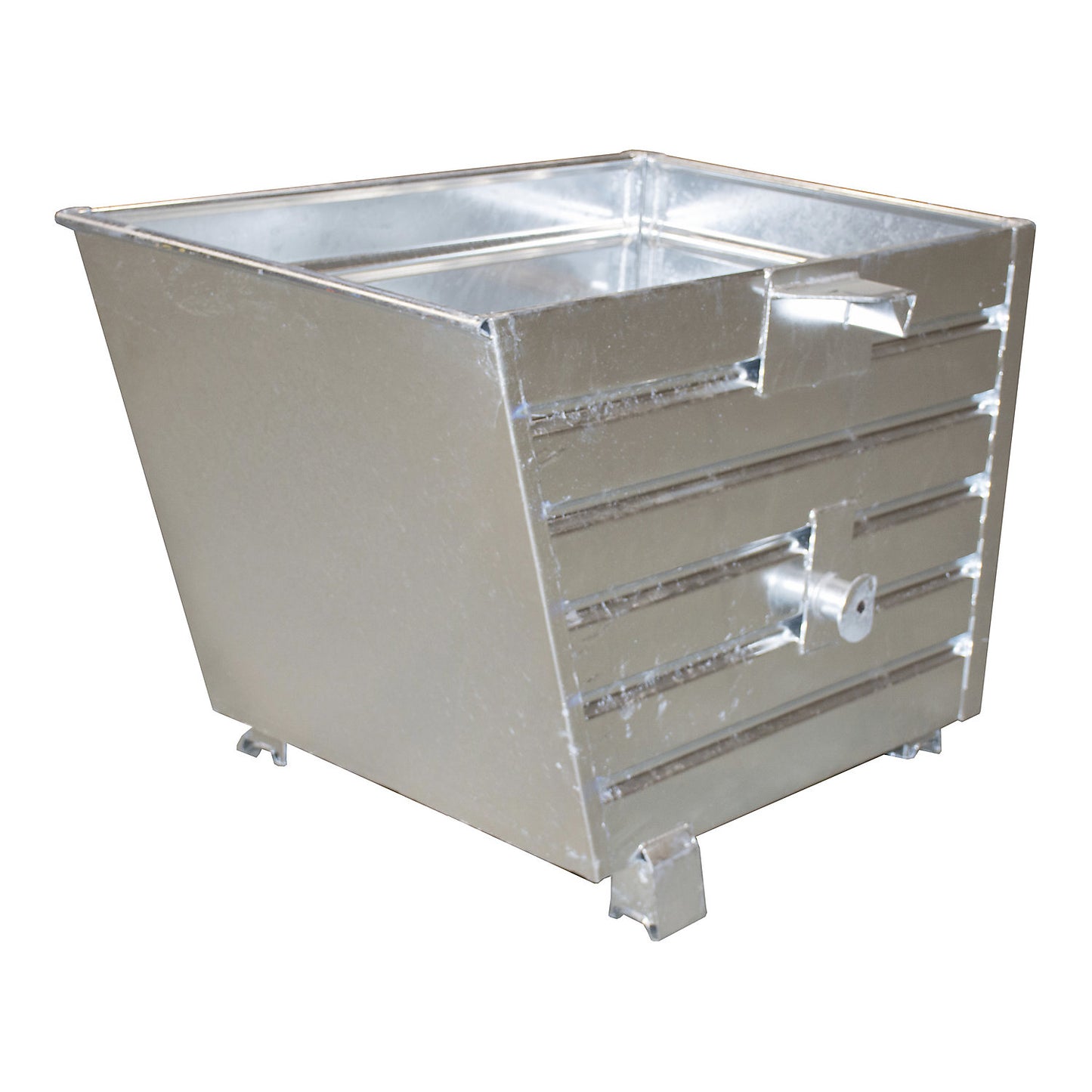 Tipping skip, stackable, capacity 0.7 m³, hot dip galvanised in accordance with EN ISO 1461.