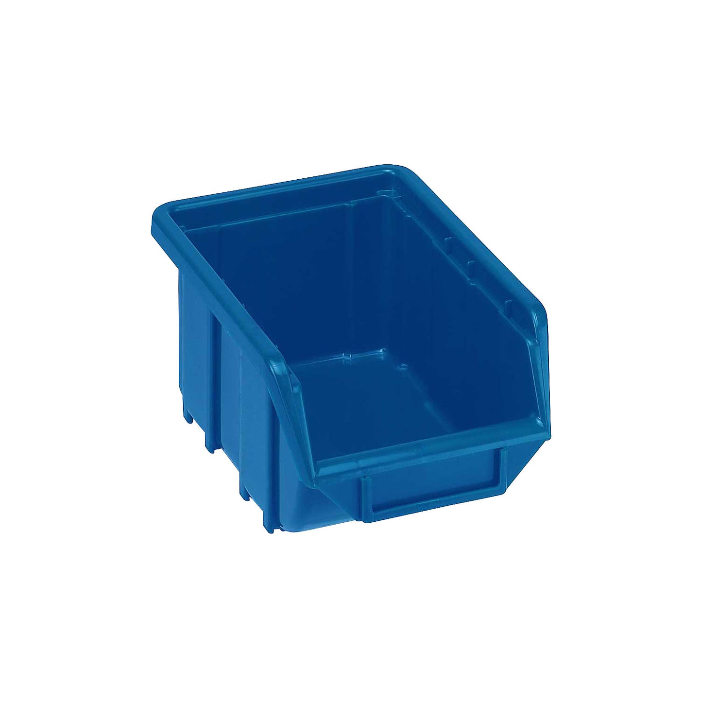 Open fronted storage bin made of polypropylene, LxWxH 168 x 111 x 76 mm, pack of 60, blue, pack of 60.