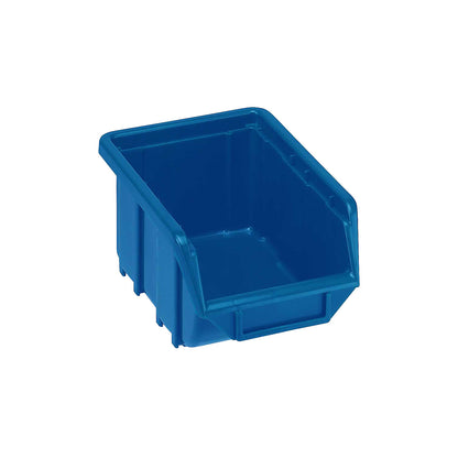 Open fronted storage bin made of polypropylene, LxWxH 168 x 111 x 76 mm, pack of 60, blue, pack of 60.