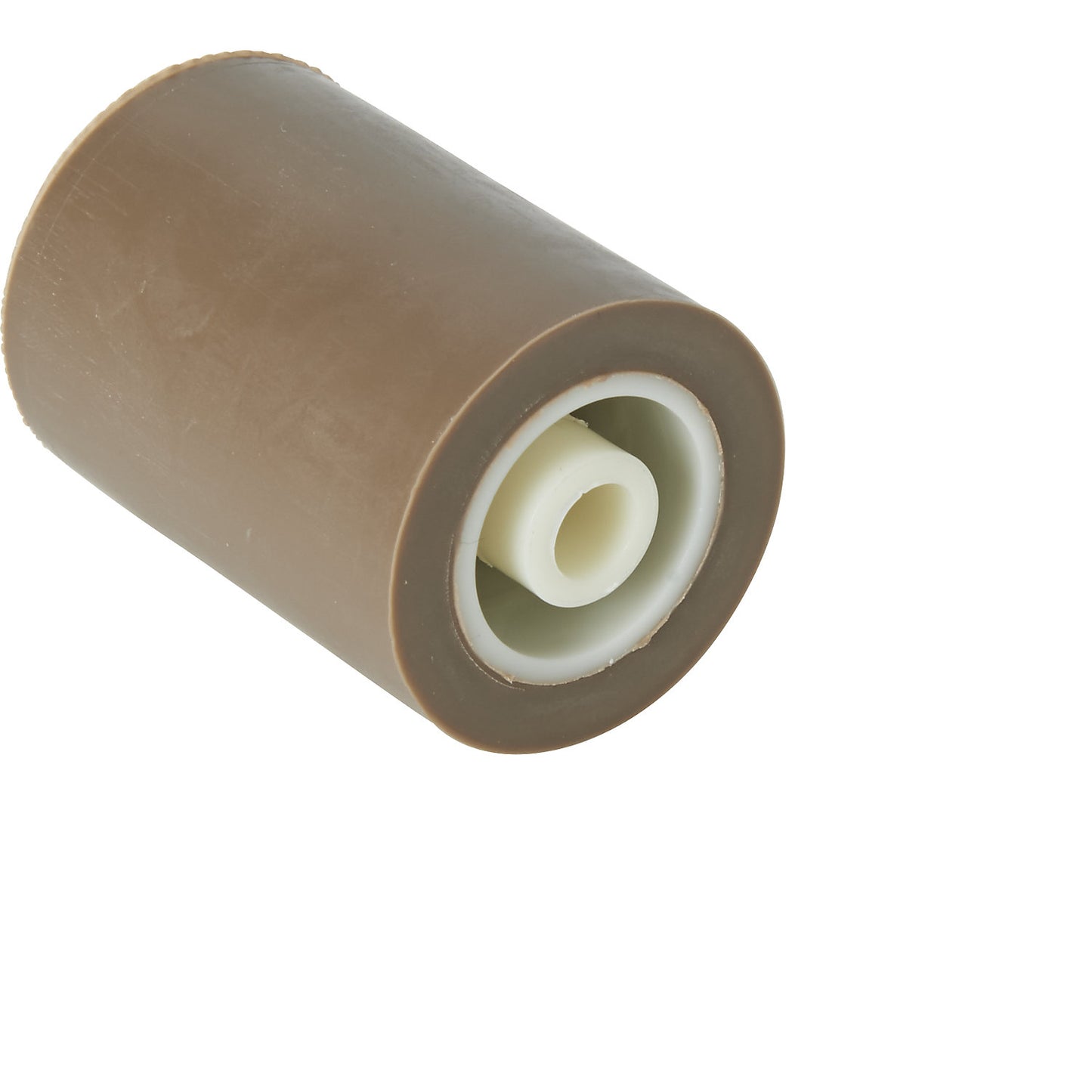 Rubber pressure roller, width 52 mm, brown / beige.