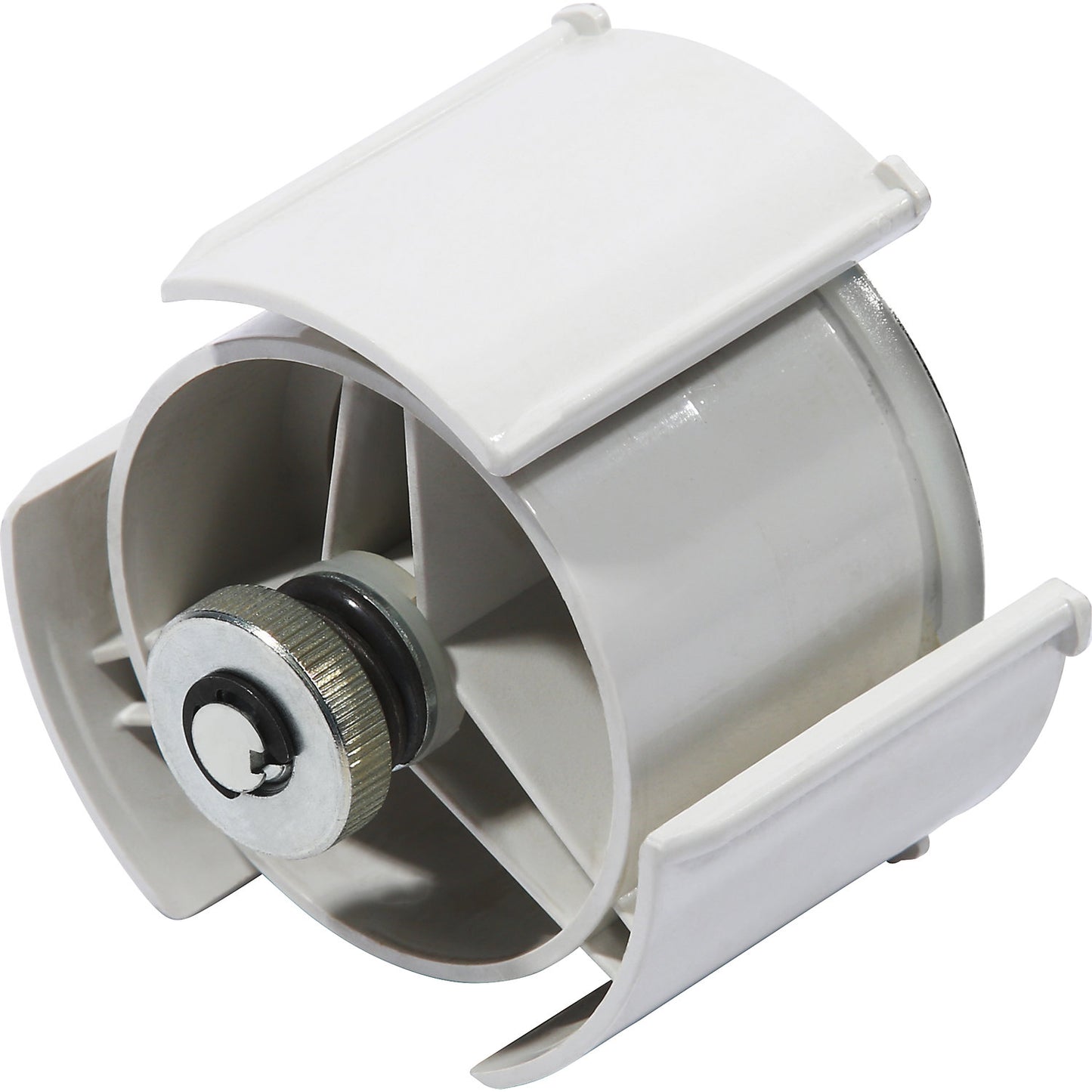 Roll holder, with brake, plastic.