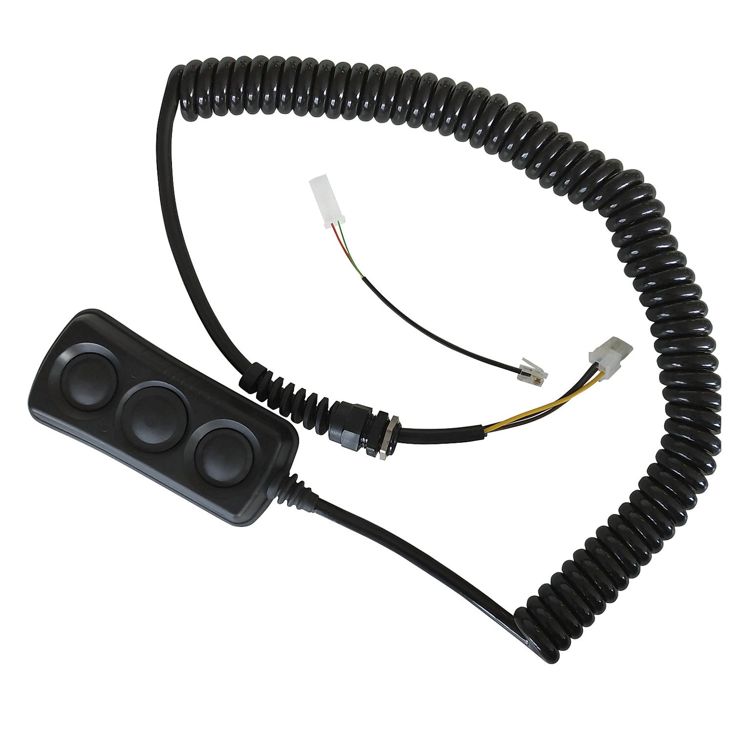 Hand operated control unit, for mini lifter, plastic, black.