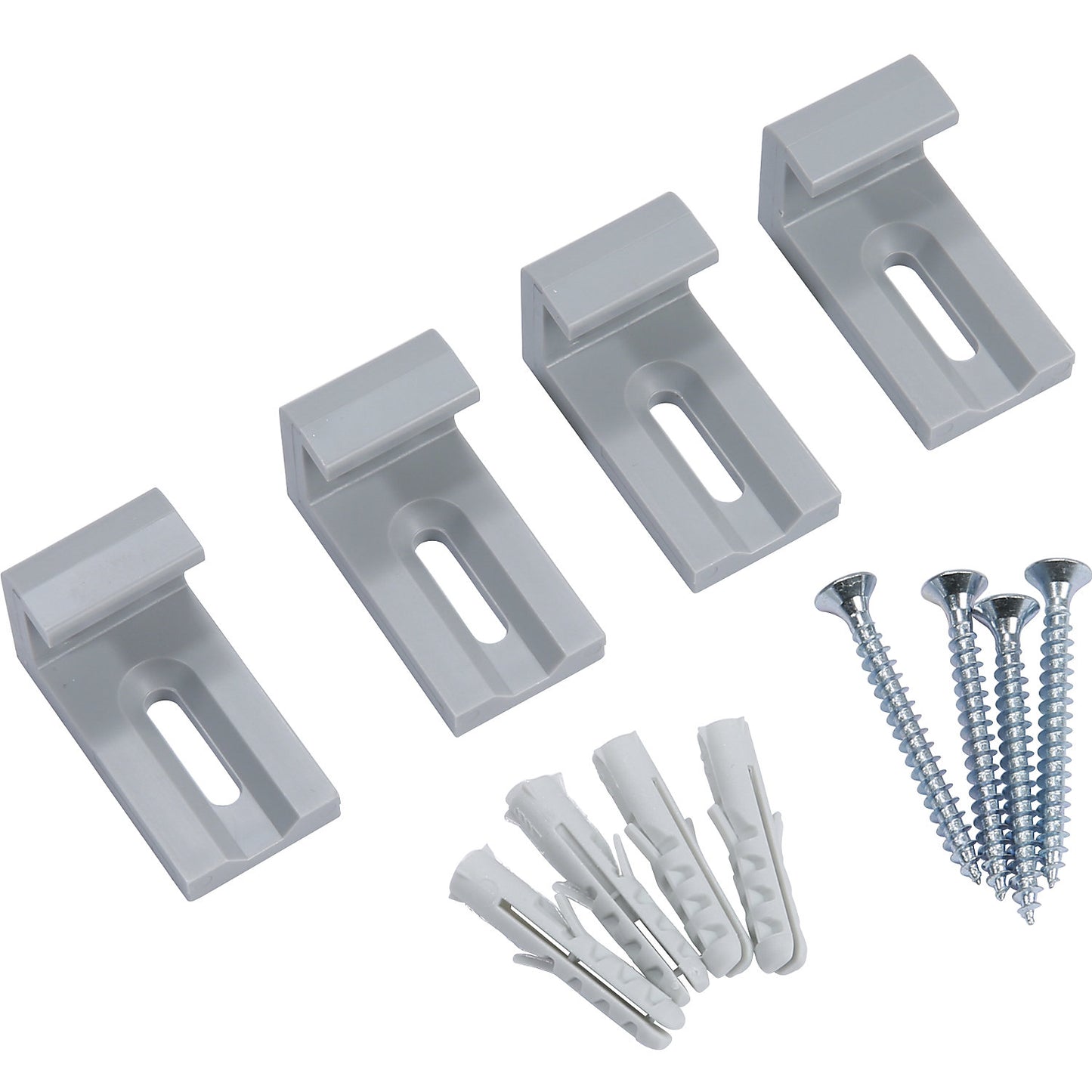 Mounting material, for notice boards, hooks, plugs, screws.