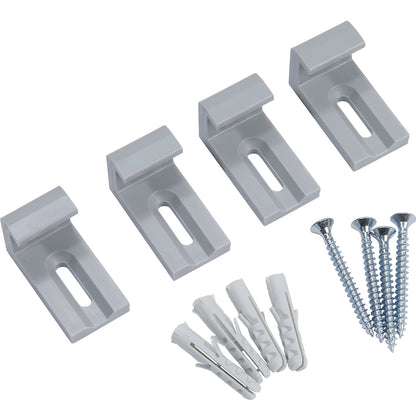 Mounting material, for notice boards, hooks, plugs, screws.