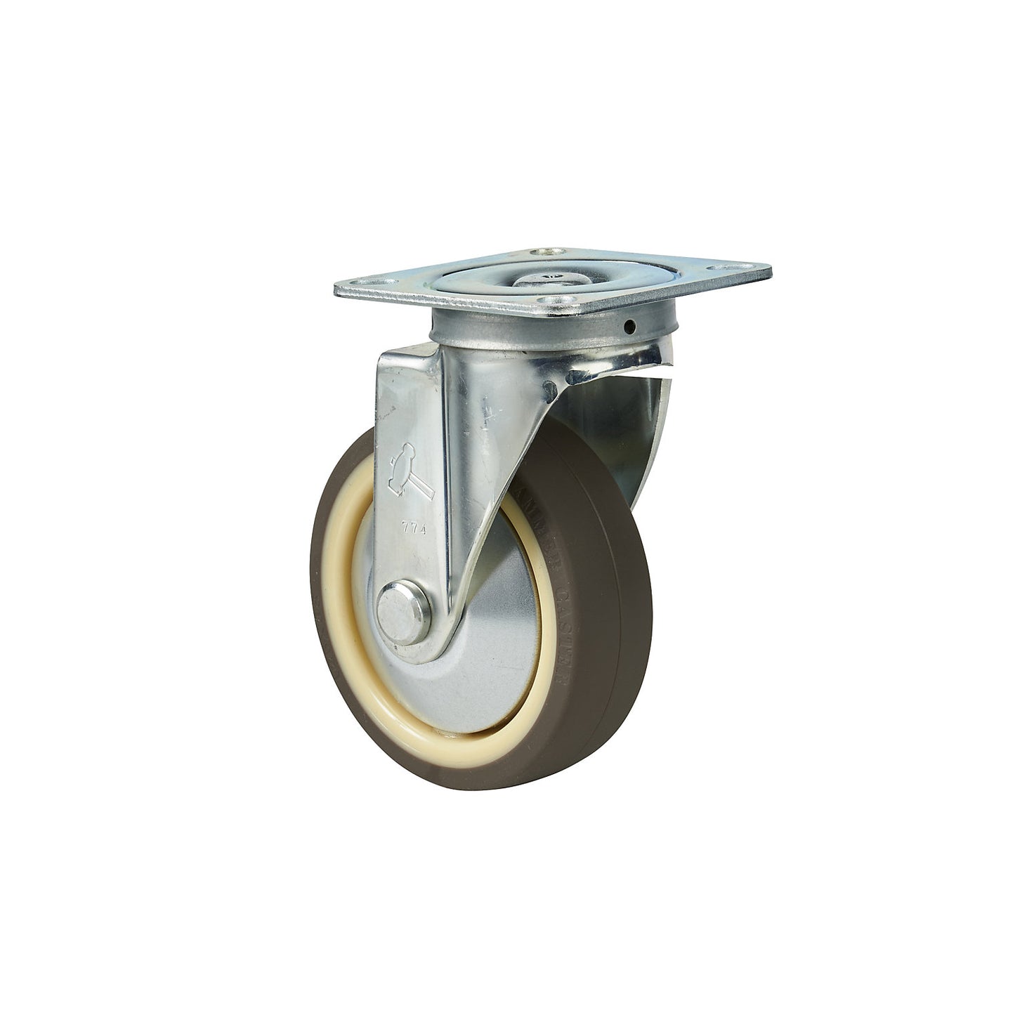 Spare wheel, antistatic, Ø 125 x 38 mm, swivel castor.