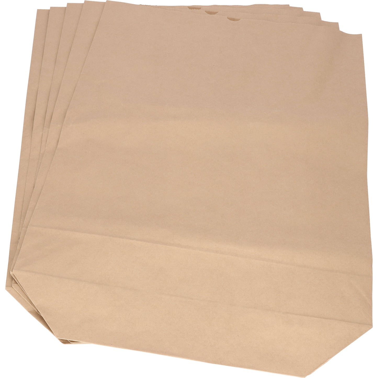 Paper waste sacks, capacity 70 l, W x H 550 x 850 mm, brown, pack of 100.