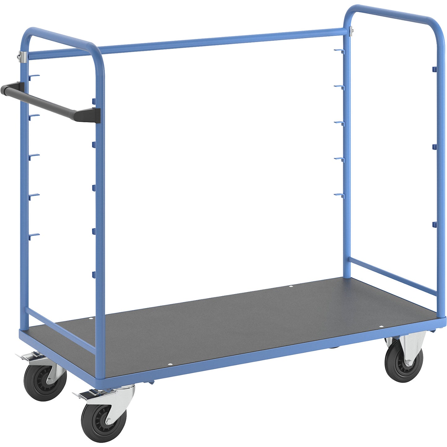 Shelf trolley, for 5 shelves, without shelves.