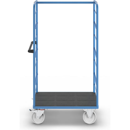 Shelf truck, 2 side panels, platform 975 x 700 mm, 1 level, nylon.
