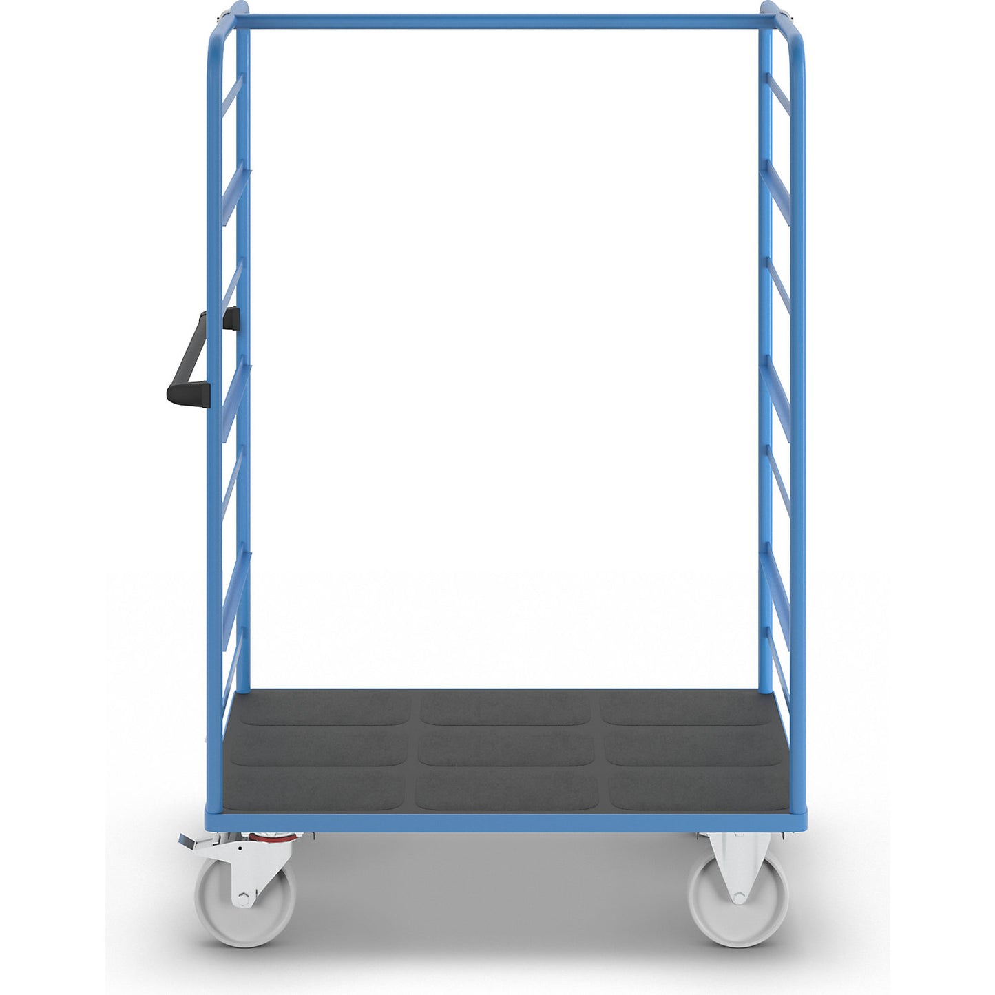 Shelf truck, 2 side panels, platform 1175 x 800 mm, 1 level, nylon.