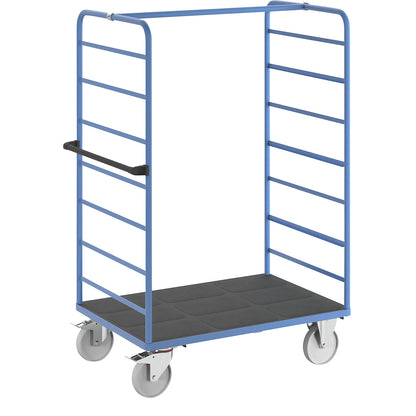 Shelf truck, 2 side panels, platform 1175 x 800 mm, 1 level, nylon.