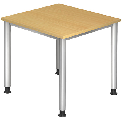 Desk, width 800 mm, beech finish.