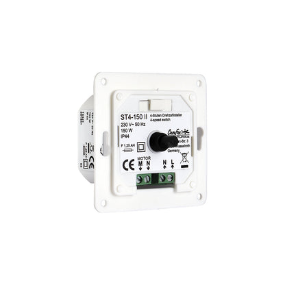 ST4-150 II wall switch, 4 rotary switch settings, for ceiling fan.