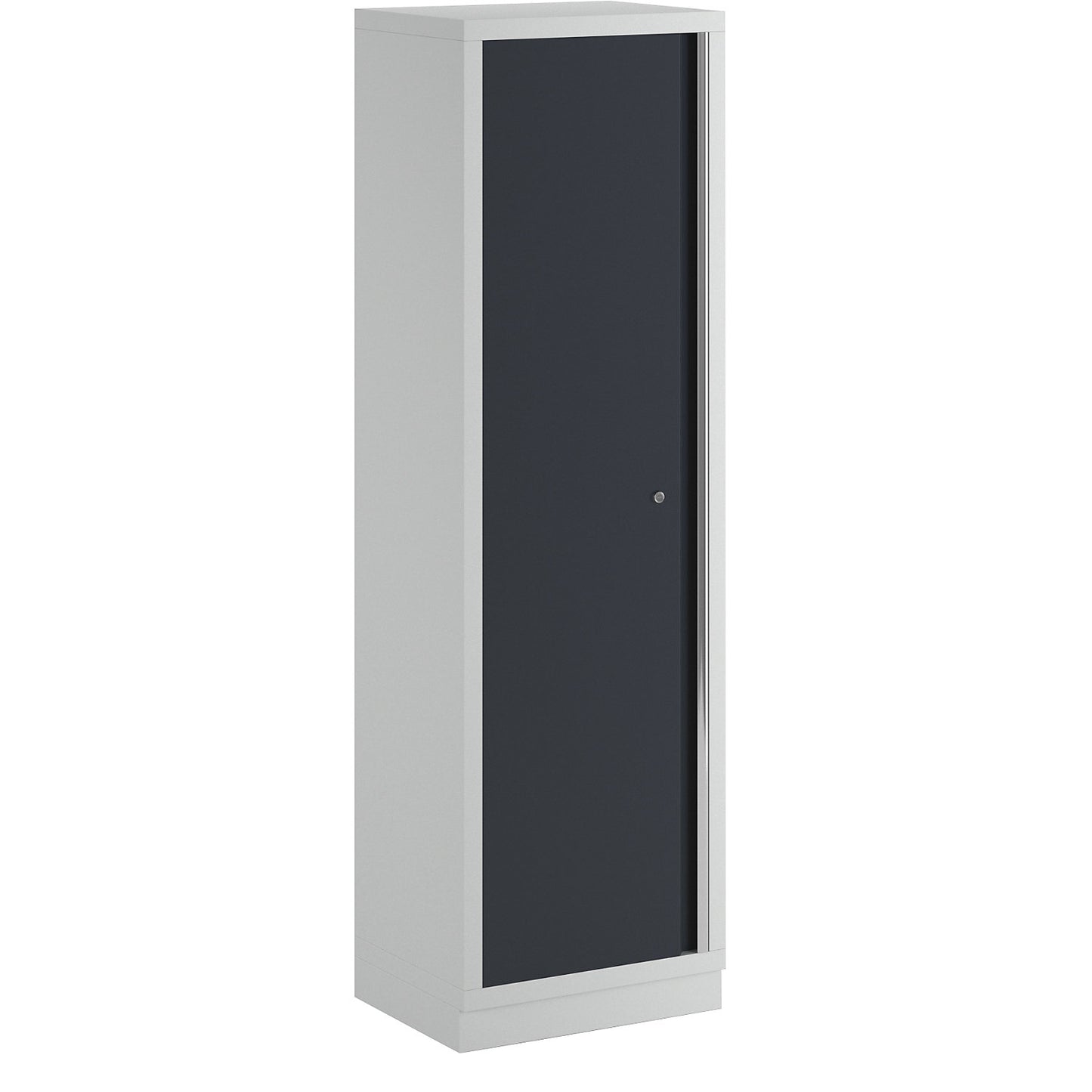 Full height cupboard with hinged door, width 600 mm, with 1 hinged door.