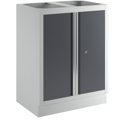 Hinged door base cupboard, HxWxD 910 x 680 x 460 mm, including 1 shelf.