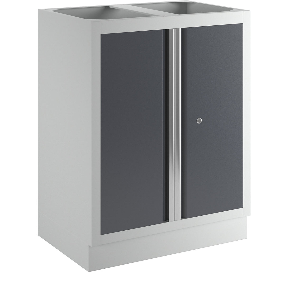 Hinged door base cupboard, HxWxD 910 x 680 x 460 mm, including 1 shelf.